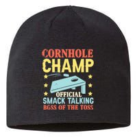 Cornhole Champ Bean Bag Toss Player Sustainable Beanie