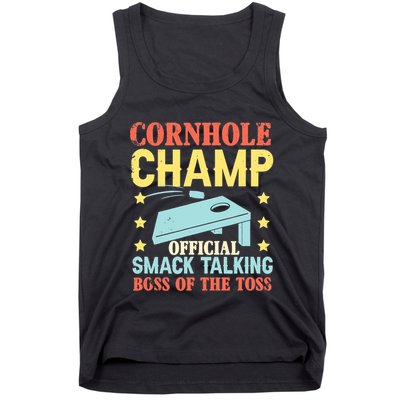 Cornhole Champ Bean Bag Toss Player Tank Top