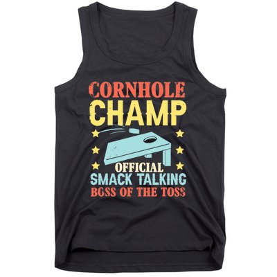 Cornhole Champ Bean Bag Toss Player Tank Top