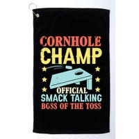 Cornhole Champ Bean Bag Toss Player Golf Towel