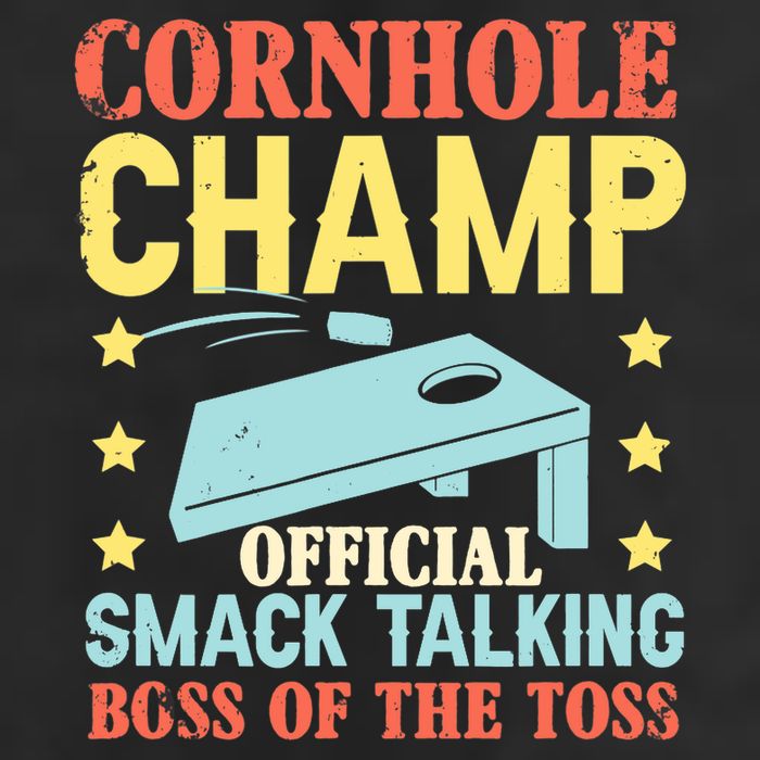 Cornhole Champ Bean Bag Toss Player Golf Towel