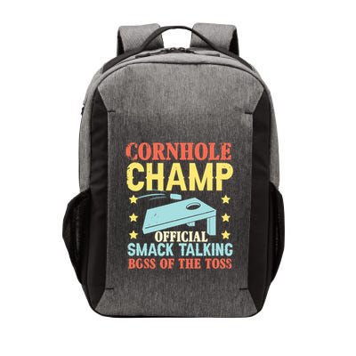 Cornhole Champ Bean Bag Toss Player Vector Backpack