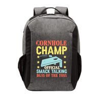 Cornhole Champ Bean Bag Toss Player Vector Backpack