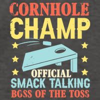 Cornhole Champ Bean Bag Toss Player Vector Backpack