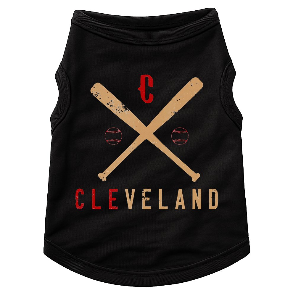 Cleveland Cle Baseball Vintage Distressed Doggie Tank
