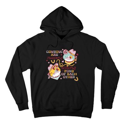 Cowboy Cats By Pinkgabbercat Hoodie