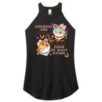 Cowboy Cats By Pinkgabbercat Women’s Perfect Tri Rocker Tank