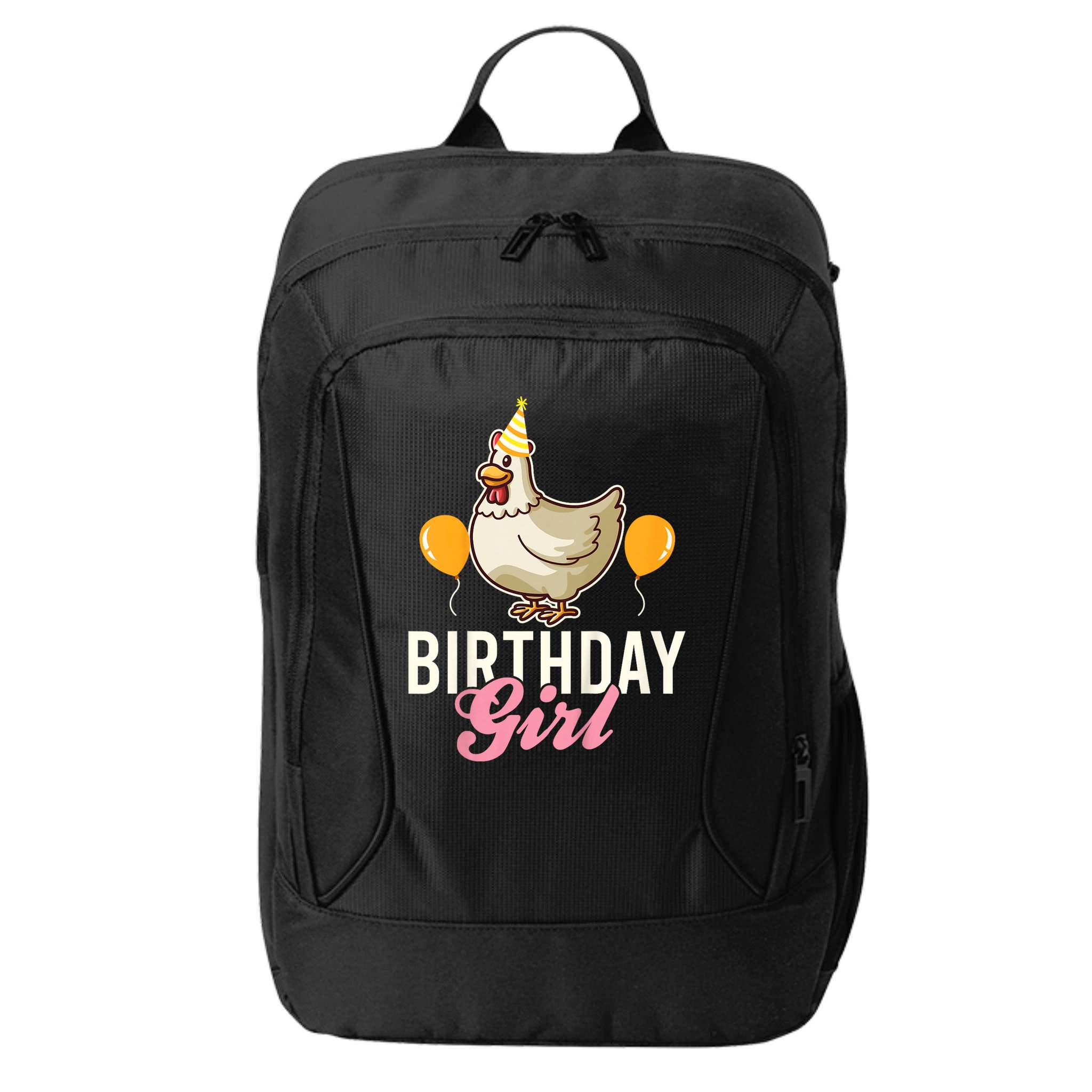 Cute Chicken Birthday Girl City Backpack