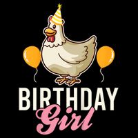 Cute Chicken Birthday Girl Womens Tank Top
