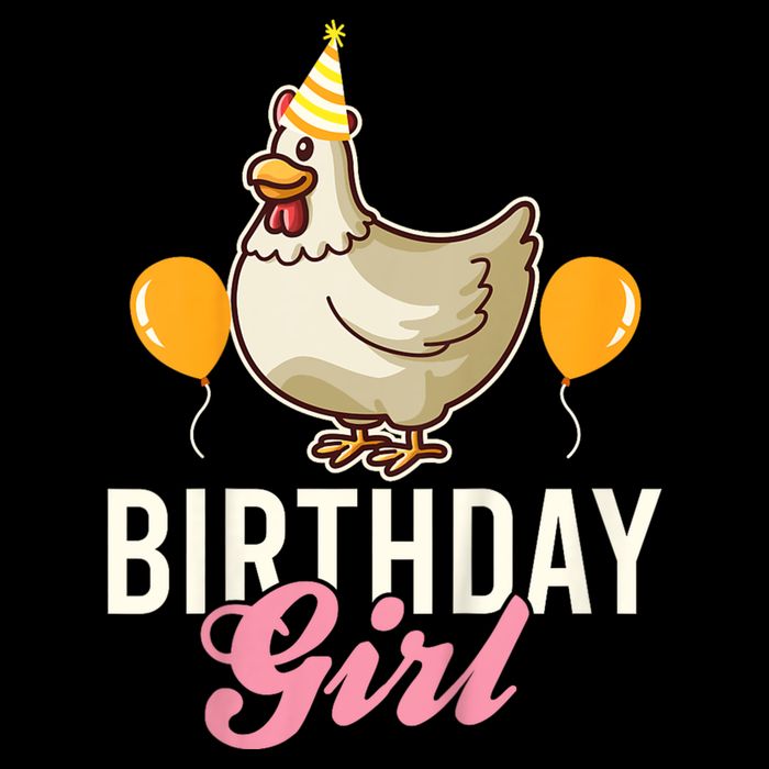 Cute Chicken Birthday Girl Womens Tank Top