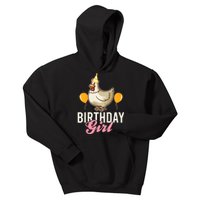 Cute Chicken Birthday Girl Kids Hoodie