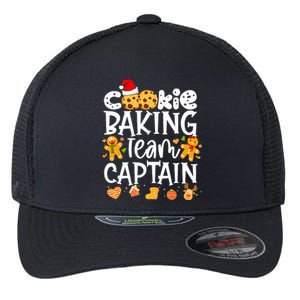 Christmas Cookie Baking Team Captain Funny Gingerbread Flexfit Unipanel Trucker Cap