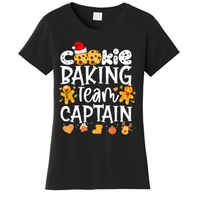 Christmas Cookie Baking Team Captain Funny Gingerbread Women's T-Shirt