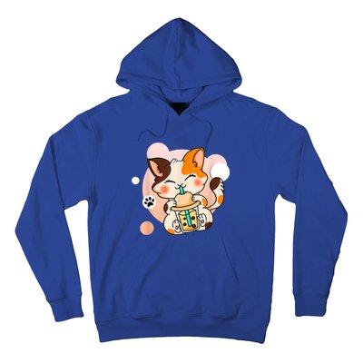 Cute Cat Boba Tea Bubble Tea Anime Kawaii Neko . Hoodie