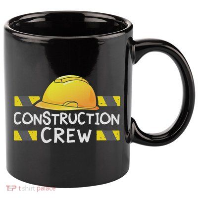 Construction Crew Birthday Party Supplies Matching 11oz C Handle Ceramic Mug