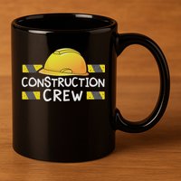 Construction Crew Birthday Party Supplies Matching 11oz C Handle Ceramic Mug