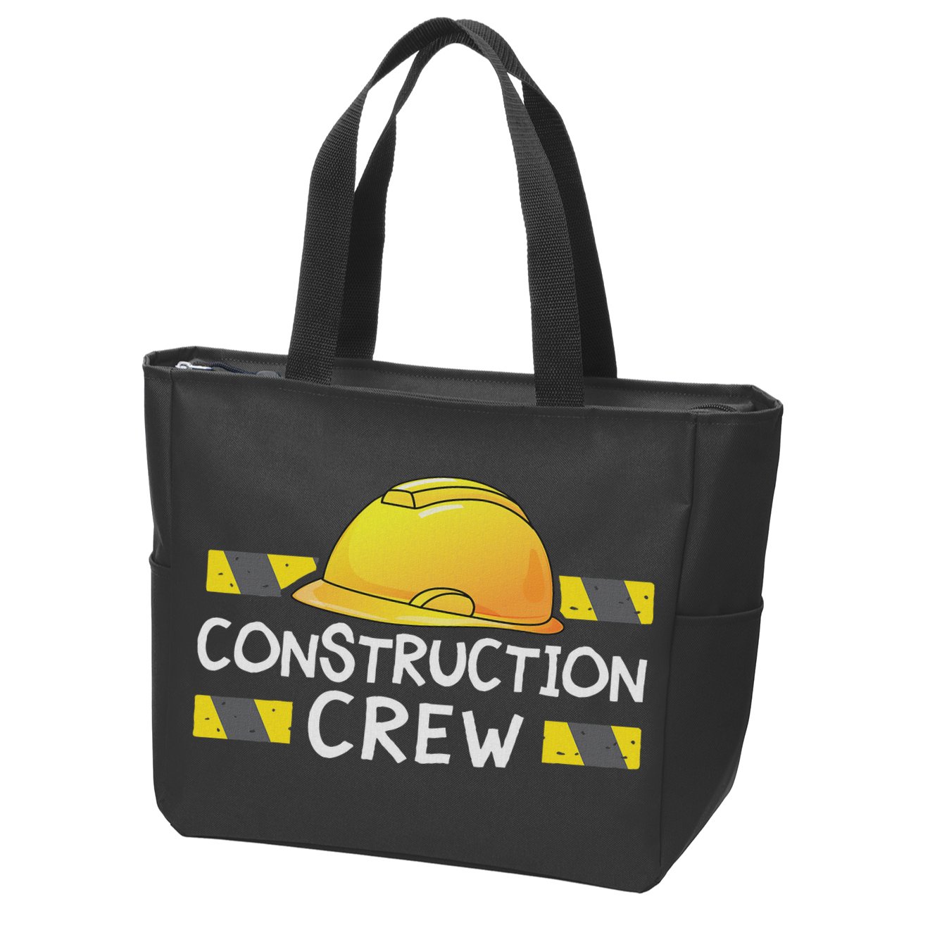 Construction Crew Birthday Party Supplies Matching Zip Tote Bag