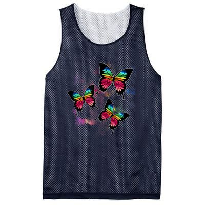 Colorful Cute Butterfly Gift Butterflies Mesh Reversible Basketball Jersey Tank