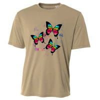 Colorful Cute Butterfly Gift Butterflies Cooling Performance Crew T-Shirt