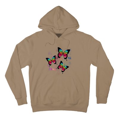 Colorful Cute Butterfly Gift Butterflies Hoodie