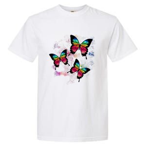 Colorful Cute Butterfly Gift Butterflies Garment-Dyed Heavyweight T-Shirt