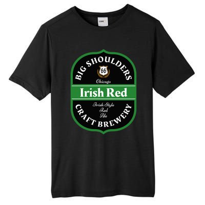 Chicago Craft Beer Irish Red Ale Logo Novelty Gift Tall Fusion ChromaSoft Performance T-Shirt