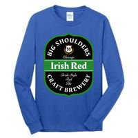 Chicago Craft Beer Irish Red Ale Logo Novelty Gift Tall Long Sleeve T-Shirt