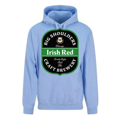 Chicago Craft Beer Irish Red Ale Logo Novelty Gift Unisex Surf Hoodie