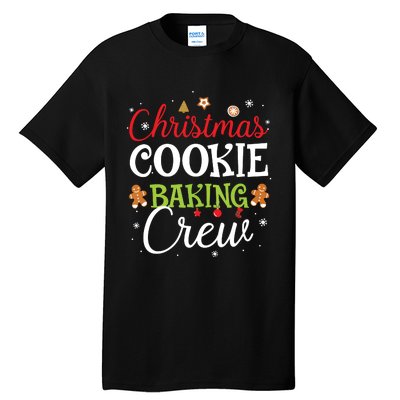 Christmas Cookie Baking Crew Funny Cookie Xmas Gifts Tall T-Shirt