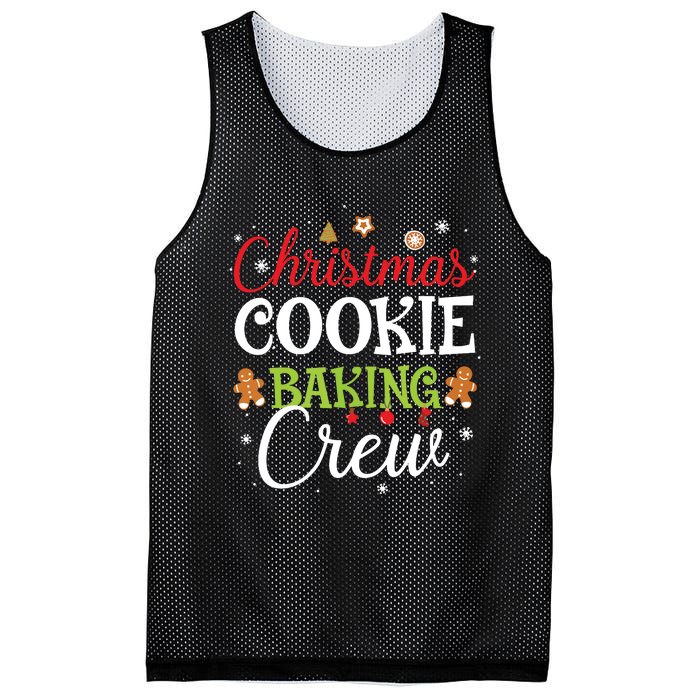 Christmas Cookie Baking Crew Funny Cookie Xmas Gifts Mesh Reversible Basketball Jersey Tank