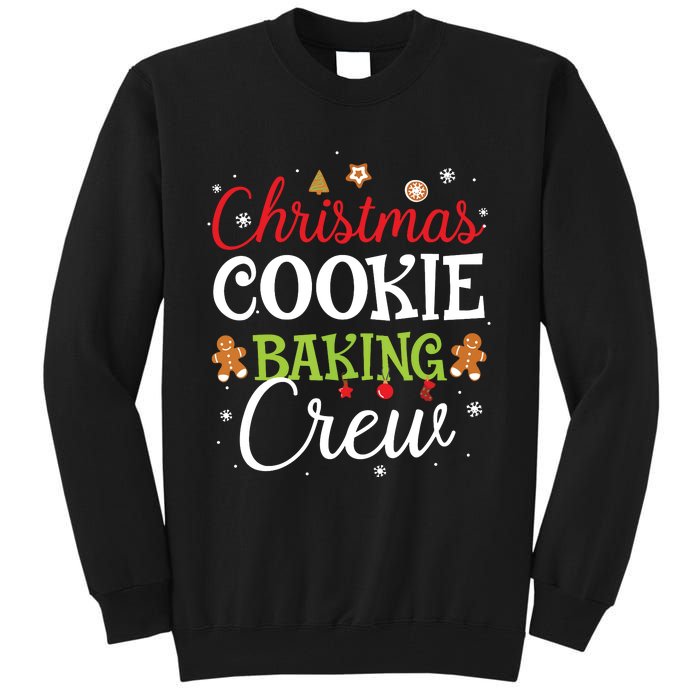 Christmas Cookie Baking Crew Funny Cookie Xmas Gifts Tall Sweatshirt