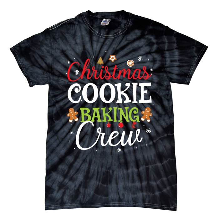 Christmas Cookie Baking Crew Funny Cookie Xmas Gifts Tie-Dye T-Shirt