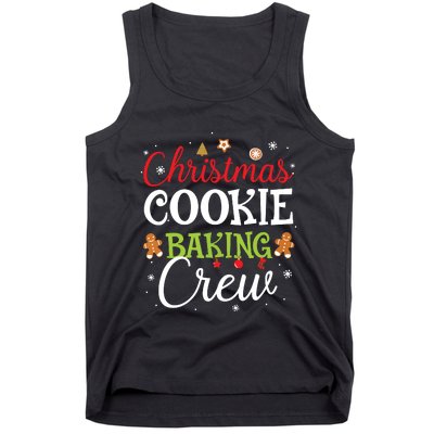 Christmas Cookie Baking Crew Funny Cookie Xmas Gifts Tank Top