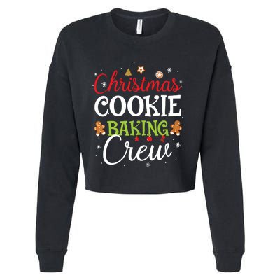 Christmas Cookie Baking Crew Funny Cookie Xmas Gifts Cropped Pullover Crew