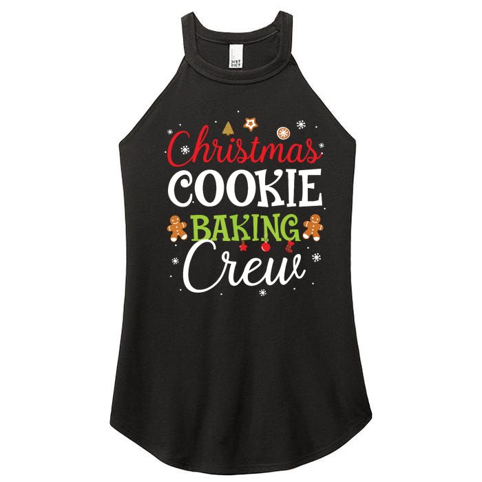 Christmas Cookie Baking Crew Funny Cookie Xmas Gifts Women’s Perfect Tri Rocker Tank