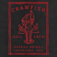 Crawfish Crew Breaux Bridge Retro Cajun Seafood Cool Comfort Performance Bucket Hat