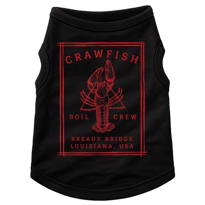 Crawfish Crew Breaux Bridge Retro Cajun Seafood Doggie Tank