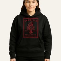 Crawfish Crew Breaux Bridge Retro Cajun Seafood Hoodie