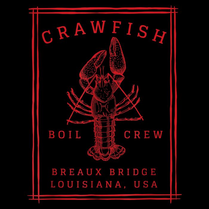 Crawfish Crew Breaux Bridge Retro Cajun Seafood Hoodie