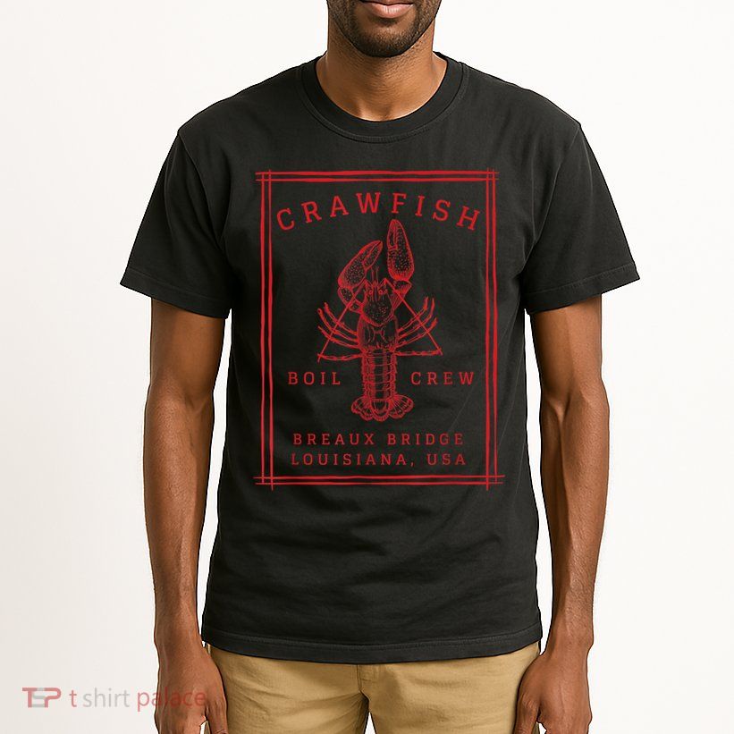 Crawfish Crew Breaux Bridge Retro Cajun Seafood Tall T-Shirt