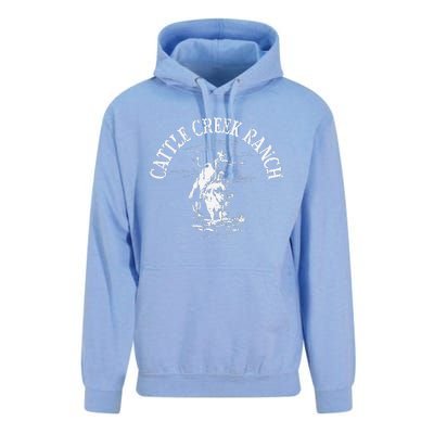 Cattle Creek Bucking Bull Rodeo Logo Graphic Unisex Surf Hoodie