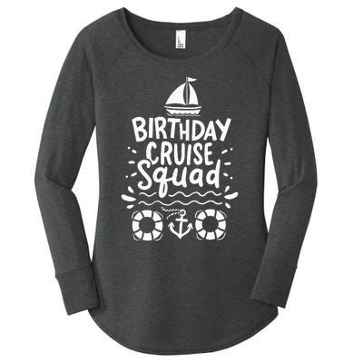 Cruising Cruise Birthday Party Women's Perfect Tri Tunic Long Sleeve Shirt