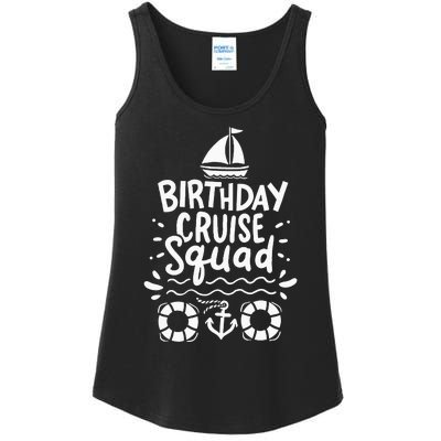 Cruising Cruise Birthday Party Ladies Essential Tank