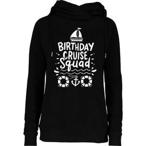 Cruising Cruise Birthday Party Womens Funnel Neck Pullover Hood