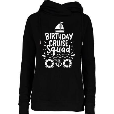 Cruising Cruise Birthday Party Womens Funnel Neck Pullover Hood