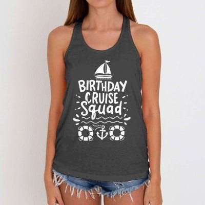 Cruising Cruise Birthday Party Women's Knotted Racerback Tank