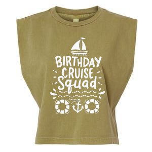 Cruising Cruise Birthday Party Garment-Dyed Women's Muscle Tee