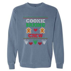 Christmas Cookie Baking Crew Funny Family Baking Cookies Cool Gift Garment-Dyed Sweatshirt