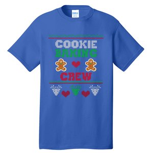 Christmas Cookie Baking Crew Funny Family Baking Cookies Cool Gift Tall T-Shirt