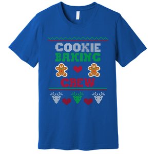 Christmas Cookie Baking Crew Funny Family Baking Cookies Cool Gift Premium T-Shirt